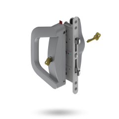 ALBANY ENDEAVOUR SBML D HDL WITH SLIM PULL - DEADLOCKING DBL CYL