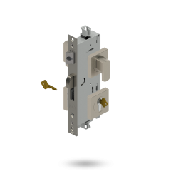 APEX INDURO 50BS 4PT ST DC 34/34 - SQUARE BRUSHED NICKEL