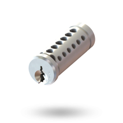 ANZLA 9555-2 BARREL - 6 PIN (AN1) 45MM EXT BRIGHT CHROME