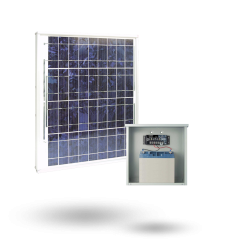 SOLAR POWER SUPPLY - 12V W/ 20W SOLAR PANEL AND 18AH BATTERY