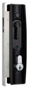 SSD LOCKSET NO CYL BLACK