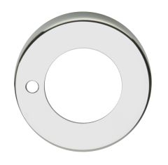 VELOCITY 55MM ROUND ROSE TRIM PRIVACY SC - 1 PAIR SATIN CHROME