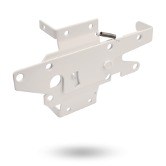 DD TECH STAINLESS STEEL HINGE - STANDARD POST LATCH STD TO NARROW WHITE