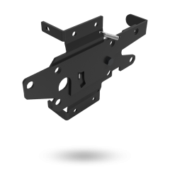 DD TECH STAINLESS STEEL HINGE - STANDARD POST LATCH STD TO NARROW BLACK