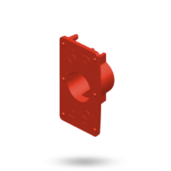 ONYX/EDV CYLINDER EXT RETAINER 5P RED