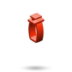 ONYX/EDV CYLINDER INNER WEDGE RED
