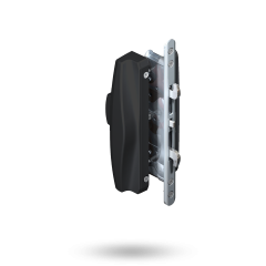 ARIA ENDEAVOUR SBML SLIM PULL WITH FLUSH PLATE - SNIB ONLY BLACK