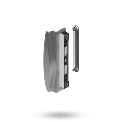 ARIA ENDEAVOUR SLIM PULL WITH COVER PLATE - BI-PARTING SATIN CHROME