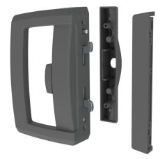 ARIA ENDEAVOUR D HNDL WITH SLIM PULL - SNIB WITH EXT CYL (NOT INCL) BLACK