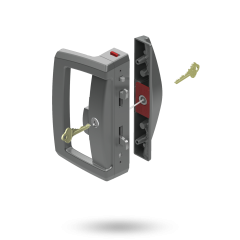ARIA ENDEAVOUR D HNDL WITH SLIM PULL SURFACE STRIKE - SNIB WITH 5PIN DEADLOCK DBL CYL