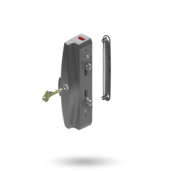 ARIA ENDEAVOUR SLIM PULL WITH COVER PLATE - SNIB WITH INT 5PIN CYL