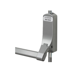 EXIDOR SGL 2PT PANIC EXIT DEVICE SILVER