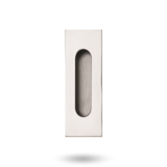 FLUSH PULL ROUND 120MM X 50MM STAINLESS STEEL