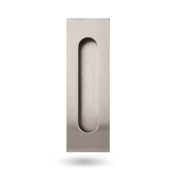 FLUSH PULL ROUND 150MM X 50MM STAINLESS STEEL