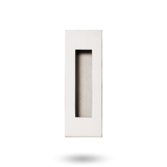 FLUSH PULL SQUARE 120MM X 50MM STAINLESS STEEL