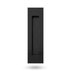 NERO FLUSH PULL SQUARE 150MM X 50MM ELECTRO BLACK ACE