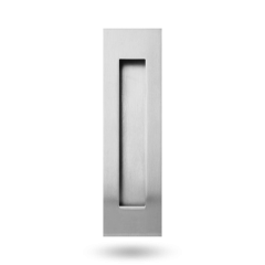 FLUSH PULL SQUARE 150MM X 50MM POLISHED STAINLESS STEEL