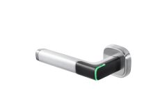 APERIO H100 HANDLE, RIGHT, 8MM SPINDLE SATIN CHROME