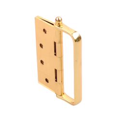 HINGE 100X75X3 D HDL POLISHED BRASS