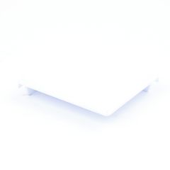 PELMET END CAP LH ARCTIC WHITE