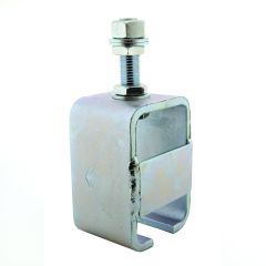 307 BRACKET SOFFIT ADJUSTABLE CLOSED SATIN CHROME