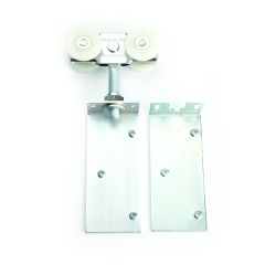 301 HANGER WOOD DOOR 4 WHEEL SIDE PLATE NYLON