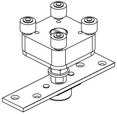FLEXIROL 90 DEGREE HANGER CONCEALED FIX