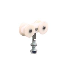 290 HANGER METAL DOOR 4 WHEEL STANDARD BOLT NYLON