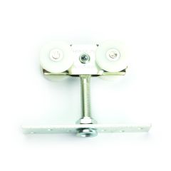 301 HANGER WOOD DOOR 4 WHEEL TOP PLATE NYLON