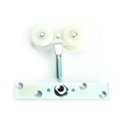 290 HANGER WOOD DOOR 4 WHEEL TOP PLATE NYLON
