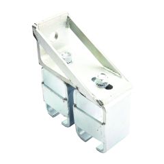 307 BRACKET DOUBLE FACE FIX REVERSIBLE SATIN CHROME