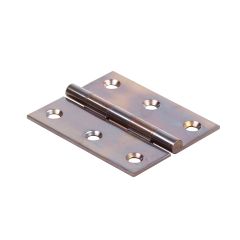 HINGE 75X63X2 F/PIN STAINLESS STEEL