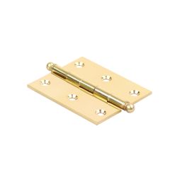 HINGE 75X63X2 L/PIN STAINLESS STEEL