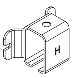 305 BRACKET FACE FIX LOW HEADROOM OPEN