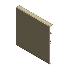 PACER FACE FIX FASCIA ANODISED 2M ANODISED ALUMINIUM