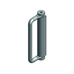 SF HINGE HANDLE N/MORT BRIGHT CHROME