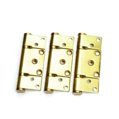 SECUREFOLD HINGE SET OFFSET INWARD OPENING GLD