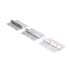 S/FOLD MIDSET HINGE SET GOLD SQ MORTICED GOLD
