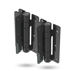DD TECH KWIKFIT ALU SELF-CLOSING ADJUST WALL MNT HINGE - NARROW