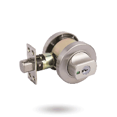 PARADIGM DEADBOLT ROUND ROSE UNIVERSAL PACK BRIGHT CHROME