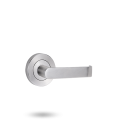 SYMPHONY 1200 SERIES ROSE INT HALF SET WITH LEVER 59 SATIN CHROME