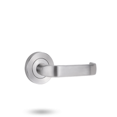 SYMPHONY 1200 SERIES ROSE INT HALF SET WITH LEVER 74 SATIN CHROME