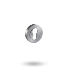 SYMPHONY 1220 SERIES EURO CYLINDER ESCUTCHEON SATIN CHROME