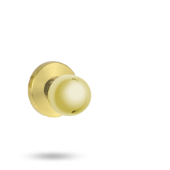 SYMPHONY 1370 SERIES ROSE FULL SET WITH KNOB 20 POLISHED BRASS