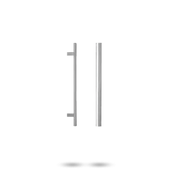 141 ENTRANCE HANDLES WITH 450MM CENTRES STAINLESS STEEL
