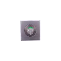 SYMPHONY 1420 SERIES EXTERNAL PRIVACY INDICATING EMERG TURN ESCUTCHEON SATIN CHROME