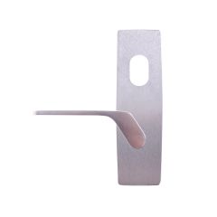 EXT SQ END PLATE - CYLINDER AND LEVER 41 RH SATIN CHROME