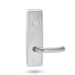 EXT SQ END PLATE - EMERGENCY TURN AND LEVER 70 BRIGHT CHROME