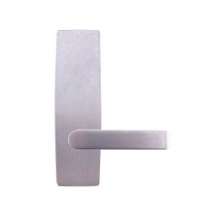 EXT SQ END PLATE - LEVER 59 ONLY SATIN CHROME