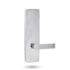 EXT SQ END PLATE - FIXED LEVER 59 ONLY SATIN CHROME